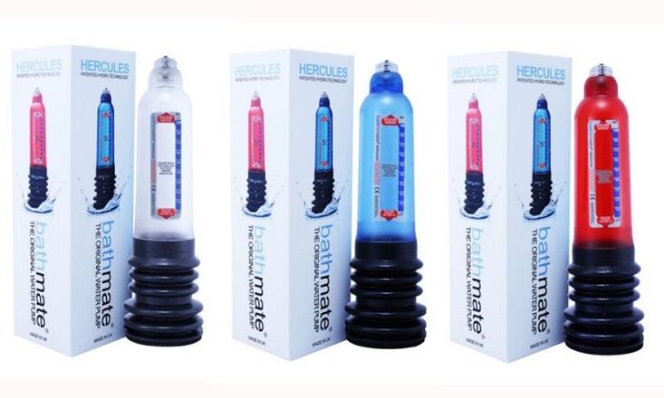 Hidrobombas para agrandar o pene